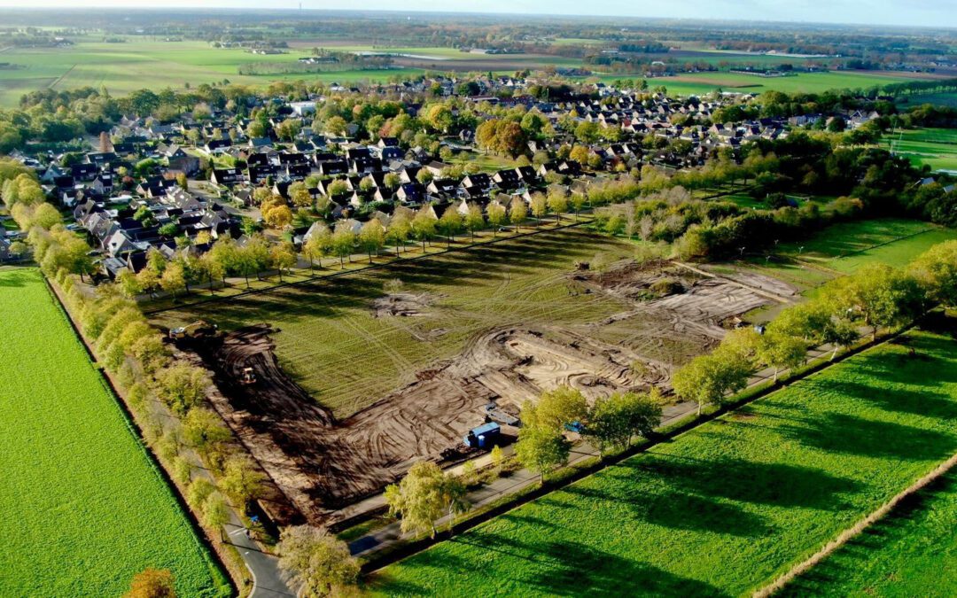 Bouwrijp maken van project De Biezen in Venhorst