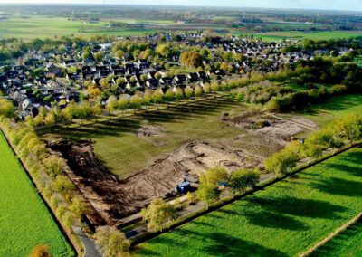 Bouwrijp maken van project De Biezen in Venhorst